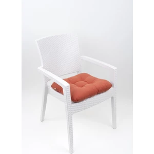 Mega Kiremit Sandalye Minderi 45X45 Özel Dikişli Bağcıklı