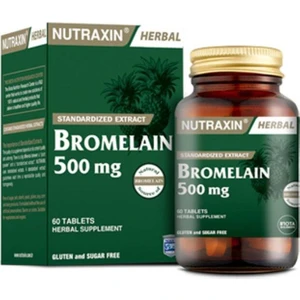 Bromelain 60 Kapsül Bromelain İçeren Takviye Edici Gıda.