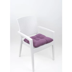 Mega Mor Sandalye Minderi 45X45 Özel Dikişli Bağcıklı