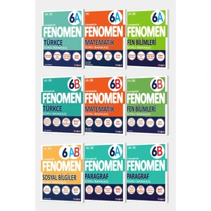 Fenomen Yayınları 6. Sınıf 9'lu A-B Full Set