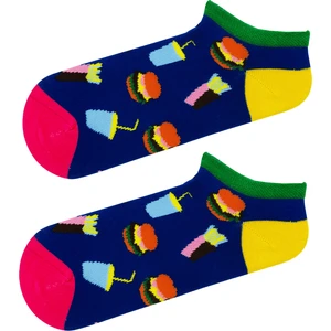 Carnaval Socks Fast Food  Desenli Patik Çorap