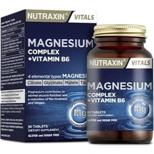 Magnesium Complex Vitamin B6 60 Tablet Takviye Edici Gıda.