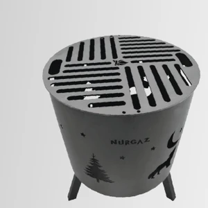 Ng N066 Kamp Orman Şöminesi Izgaralı