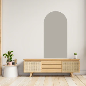Bizden Alınır Boho Bohem Tarz Oval Tek Renk Duvar Sticker