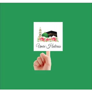 Umre Hatıra Etiket 70 Adet 4 cm