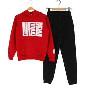 Erkek Çocuk Eşofman Takımı Kapüşonlu