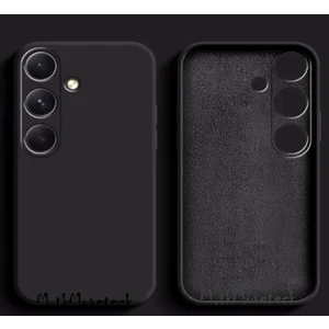 M.TK Moveteck Samsung Galaxy S25 Plus Kılıf Lansman Kamera Korumalı Içi Kadife Yumuşak Renkli Silikon Mat Hisli Süet Liquid
