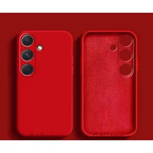M.TK Moveteck Samsung Galaxy S25 Plus Kılıf Lansman Kamera Korumalı Içi Kadife Yumuşak Renkli Silikon Mat Hisli Süet Liquid