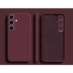 M.TK Moveteck Samsung Galaxy S25 Plus Kılıf Lansman Kamera Korumalı Içi Kadife Yumuşak Renkli Silikon Mat Hisli Süet Liquid