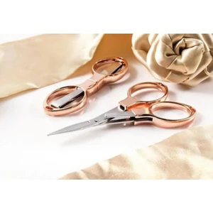 Ozn Aksesuar Katlanır Metal Makas Rose-Gold