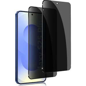 M.TK Moveteck Samsung Galaxy S25 Plus Hayalet Ekran Koruyucu Cam Tam Kapatan Gizli Tamperli Cam 5d Parlak Privacy Glass