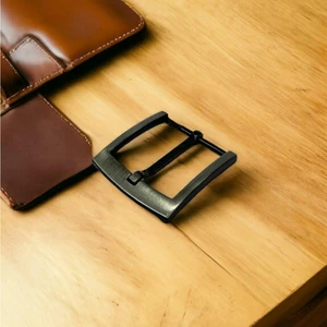 Kemer Tokası 4,5 cm Siyah Silme 1 Adet  (Leathercraft, Deri Hobi)