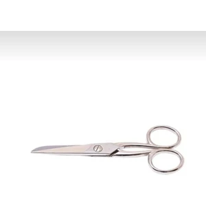 Ozn Aksesuar 4 İnç Nikel Kaplama Metal Makas Hassas Kesim İçin Ekstra Kaliteli 10,5 Cm