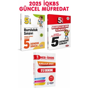 5. Sınıf Bursluluk Sınavı Deneme Sınav Seti 2025 3 Kitap