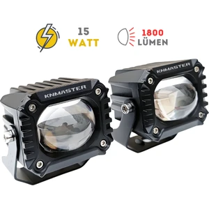 Bison 15W 3 Renkli Motosiklet LED Sis Farı