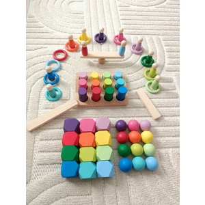 Montessori Eşleştirme Seti - 12 Renk