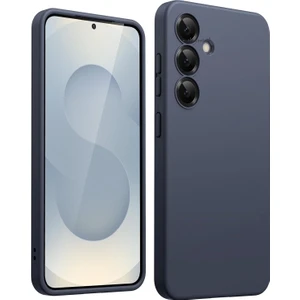 M.TK Moveteck Samsung Galaxy S25 Plus Kılıf Kamera Korumalı Yumuşak Renkli Silikon Kapak Mat Hisli