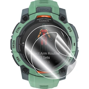 Garmın Instinct 3 – 45 mm ile Uyumlu Ipg Hydrogel Ekran Koruyucu (2 Adet)