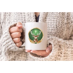 Jagermeister Içki Baskılı Hediyelik Porselen Kupa Bardak
