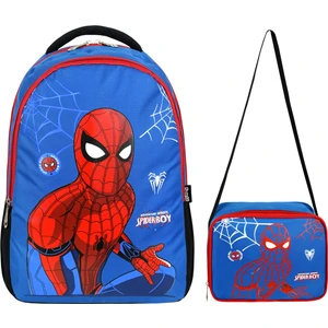 Örümcek Baskılı Beslenmeli Ilkokul Çanta Seti