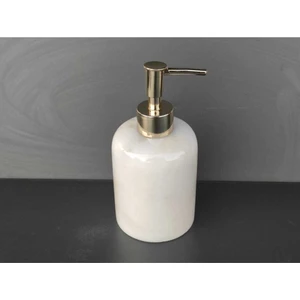 Polen Stone Beyaz Mermer Sıvı Sabunluk