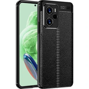 Redmi Note 14 5G Silikon Kılıf Deri Desenli Kamera Korumalı Darbe Emici Autofocus Kapak