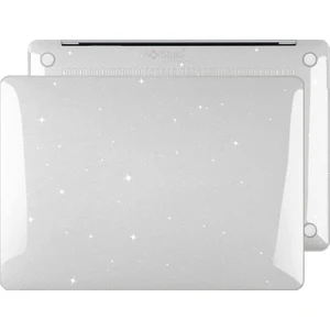 Apple MacBook Air M2 M3 13.6 inç A2681 A3113 Uyumlu Kılıf Kapak Parlak Simli Kılıf Glitter