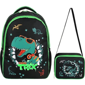 Dinazor Baskılı Beslenmeli Ilkokul Çanta Seti