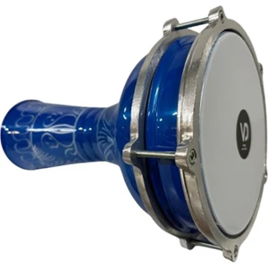 Darbuka 5 Numara Mavi Erzincan İşleme