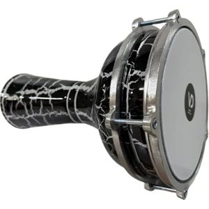 Darbuka 5 Numara Çatlak Boyalı Siyah – Beyaz