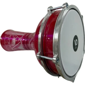 Darbuka 5 Numara Kırmızı Erzincan İşlemeli