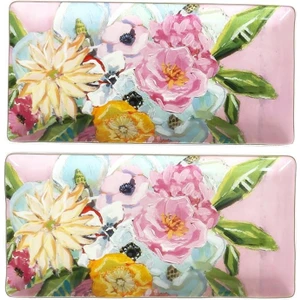 Peony Bone 2lı Servıs Tabağı 27CM