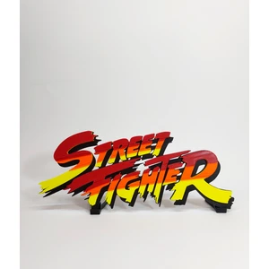 Street Fighter Oyun Logo Figür