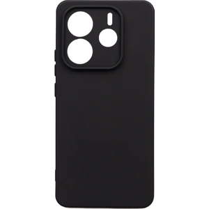 Xiaomi Redmi Note 14 Uyumlu Kılıf Biye Silikon-Siyah