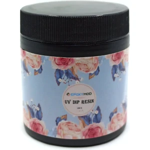 Uv Reçine Epoksi Şeffaf Deep Type Wire Arts Tel Çiçek , Taç Yapımına Uygun Uv Deep Resin 100 gr