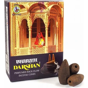 Baharat Geri Akış Tütsüsü, 1 Kutu 10 Adet Tütsü, Oda Kokusu, Bharath Backflow Incense