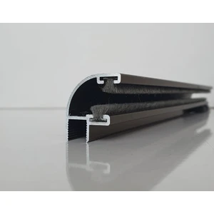 Cam Balkon Fitili Bronz  Aluminyum  8mm -90 Derece Oval- (163 cm-179  cm)