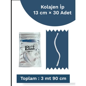 Kolajen ip Collagene Lines 13 cm x 30 Adet