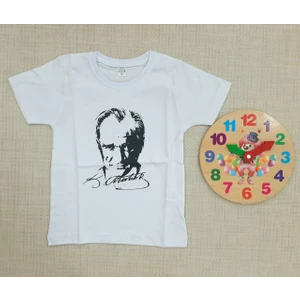 Es Kids Atatürk Baskılı Kısa Kollu Tshirt