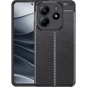 Xiaomi Redmi Note 14 Kılıf Niss Deri Desen Silikon