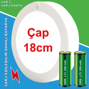 Şarjlı Hareket Sensörlü Led Aydınlatma / GT-CL05
