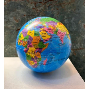 Hediye Biziz LED Işıklı Dönen Sihirli Dünya Küre Dünya Haritası