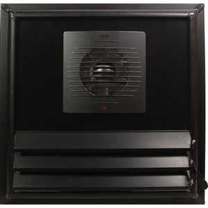 Kadıoğlu Menfez ve Sineklik Aspiratörlü (Havalandırma - Fanlı) Mat Siyah - Alüminyum - Yüzeysel Yapıştırma Menfez