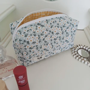 Bahar Papatyası Makyaj Çantası - Büyük Boy
