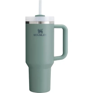 Quencher Pipetli Termos 1,18 L Yeşil