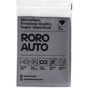 Roro Auto Olimpos Mikrofiber Oto Cam Bezi 50x70 Gri