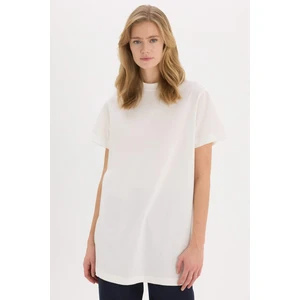 Regular Fit Bisiklet Yaka Basic Düz Kısa Kollu Tesettür Tişört Tunik A8351AX25SP