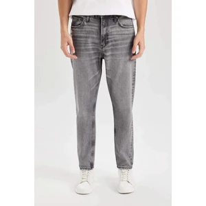 %100 Pamuk 90's Slim Fit Dar Kalıp Yüksek Bel Dar Paça Jean Pantolon C6907AX24AU