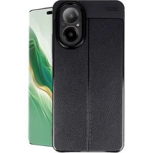 Realme 12 Lite Uyumlu Kılıf Deri Görünümlü Kamera Korumalı Karbon Leke Tutmaz Darbe Emici Kapak