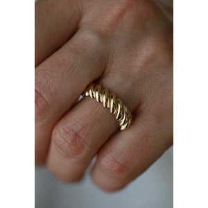 Yenigün Kuyumculuk 14 Ayar Altın Burgu Desenli Yüzük